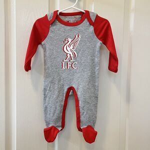 Official Liverpool FC Baby Sleepsuit Footie Footed One Piece Size 0-3 Months